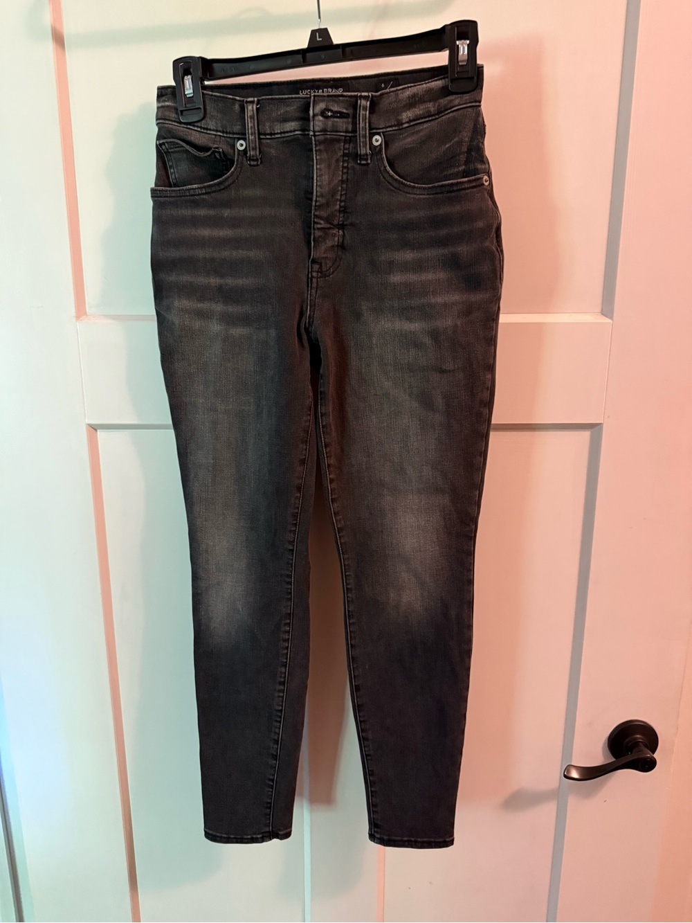 Lucky Brand Women's Skinny Jeans in Washed Black